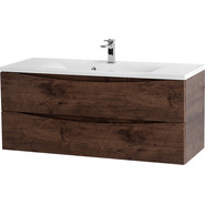 Тумба подвесная с раковиной BelBagno MARINO-1200-2C-SO-RW-P 120 см, Rovere Moro - фото 2