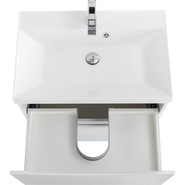 Тумба напольная с раковиной BelBagno MARINO-700-2C-PIA-BL-P 70 см, белый - фото 4