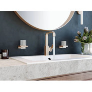 Стакан для зубных щеток Hansgrohe AddStoris 41749140, шлифованная бронза - фото 2