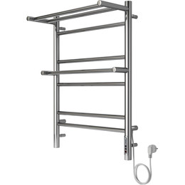 Полотенцесушитель электрический Aquatek Альфа с полкой П7 500х700 мм AQ EL RRP0770CH - фото 