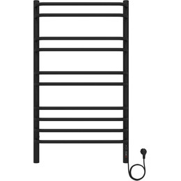 Полотенцесушитель электрический Aquatek Пандора П10 500х900 мм AQ EL RPC1090BL, чёрный муар - фото 