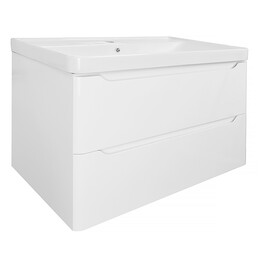 Тумба подвесная с раковиной Azario Lotos 80/2 см CS00083931, белый - фото 