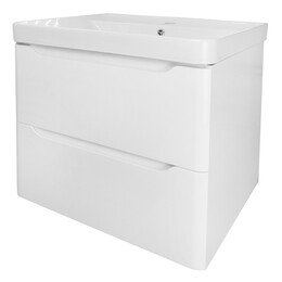 Тумба подвесная с раковиной Azario Lotos 60/2 см CS00083929, белый - фото 