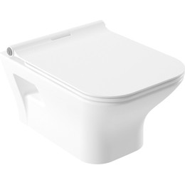 Унитаз подвесной Serel Nita NT10SL с тонкой крышкой микролифт - фото 