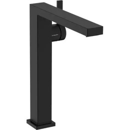 Смеситель для раковины высокий Hansgrohe Tecturis E 73070670, чёрный матовый - фото 