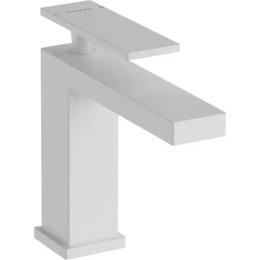 Смеситель для раковины Hansgrohe Tecturis E 73010700, белый матовый - фото 
