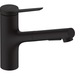 Смеситель для кухни Hansgrohe Zesis M33 74803670, чёрный матовый - фото 