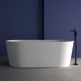 Ванна акриловая Abber 170x80 см AB9209MW, белый матовый - фото 