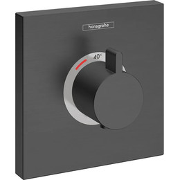 Смеситель для душа с термостатом Hansgrohe ShowerSelect 15760340, шлифованный чёрный хром - фото 