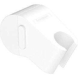Держатель душевой лейки Hansgrohe WallStoris 27917700, белый матовый - фото 