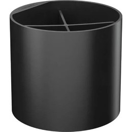 Стакан для зубных щеток Hansgrohe WallStoris 27921670, цвет чёрный матовый - фото 