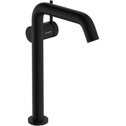 Смеситель для раковины высокий Hansgrohe Tecturis S 73370670, чёрный матовый - фото 