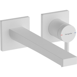 Смеситель для раковины настенный Hansgrohe Tecturis E 73051700, белый - фото 