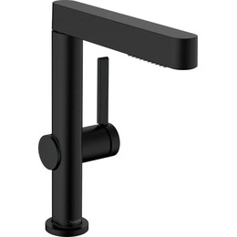 Смеситель для раковины Hansgrohe Finoris 76063670, чёрный матовый - фото 