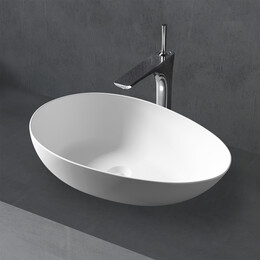 Раковина-чаша Abber Stein 60 см AS2615, белый матовый - фото 