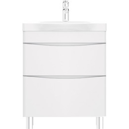 Тумба напольная с раковиной AM.PM Like 65 см M80FSX0652WG, белый глянцевый - фото 