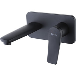 Смеситель для раковины настенный Lemark Bronx LM3726BL, черный - фото 