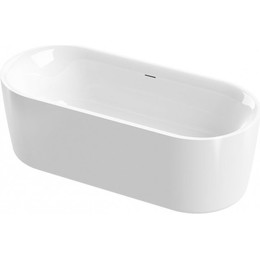 Ванна отдельностоящая Cezares Metauro 180x80 см METAURO-INT-Central-180-80-60, белый глянцевый - фото 