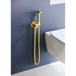 Набор для гигиенического душа RGW Shower Panels SP-211Gb 581408211-06, золото - фото 