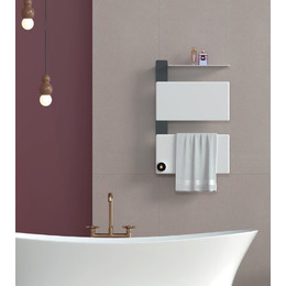 Первый в мире интеллектуальный полотенцесушитель Dagen Best 430x665 мм BE1W (скрытое подключение) белый - фото 