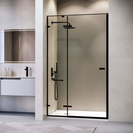 Душевая дверь RGW Stilvoll SV-004B 110 см 353200411-14 (стекло 8 мм) чёрный/прозрачное - фото 