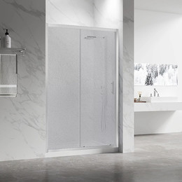 Душевая дверь Veconi 130 см VN55-130-02-C8, хром/матовое - фото 