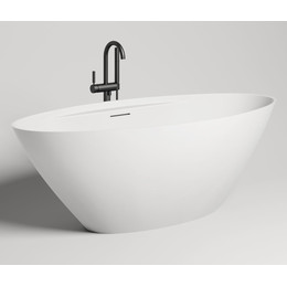 Ванна отдельностоящая Salini Diva 180х85 см 102221M (S-Stone) матовая - фото 
