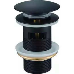 Донный клапан Haiba HB67-7, чёрный - фото 