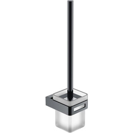 Ёршик для унитаза Boheme Q 10954-SGM, shine gun metal - фото 