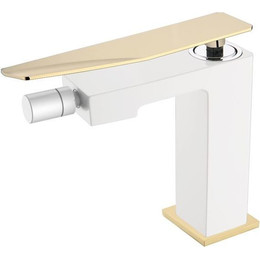 Смеситель для биде Boheme Q 146-WG.2, white gold - фото 