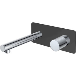 Смеситель для раковины настенный Boheme Stick 125-BCR.2, black chrome - фото 
