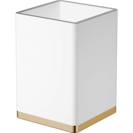 Стакан для зубных щеток Boheme 10961-W-G, золото - фото 