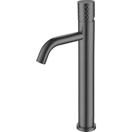 Смеситель для раковины высокий Boheme Stick 122-BB, чёрный - фото 