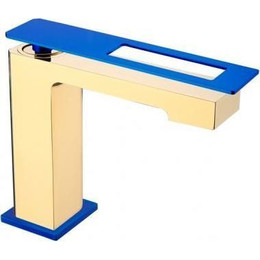 Смеситель для раковины Boheme Q 141-GUW, золото - фото 