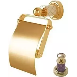 Держатель для туалетной бумаги Boheme Murano Gold 10901-V-G, золото - фото 