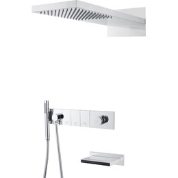 Душевая система для ванны Boheme Zodiac 132-2-CR, chrome - фото 