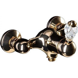 Смеситель для душа Boheme Crystal 284-CRST, бронза - фото 