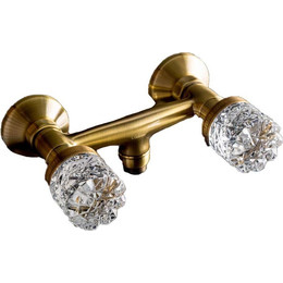 Смеситель для душа Boheme Crystal 314-CRST, бронза - фото 