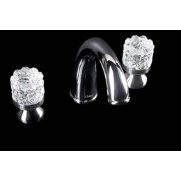 Смеситель для раковины Boheme Crystal 277-CRST, chrome - фото 