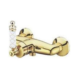Смеситель для душа Boheme Vogue Gold 214-MR-W, белый - фото 