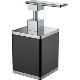 Дозатор для жидкого мыла Boheme 10969-B-CR, black chrome - фото 