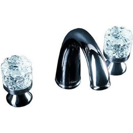 Смеситель для раковины Boheme Crystal 277-CRST/2, chrome - фото 