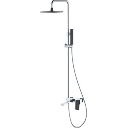 Душевая стойка Boheme Q 148-CRB.2, black chrome - фото 