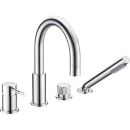 Смеситель для ванны Boheme UNO 460-CR, chrome - фото 