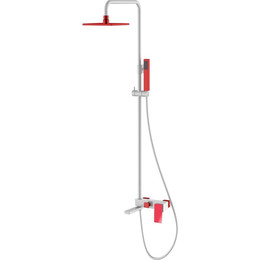 Душевая стойка Boheme Q 148-WR.2, white red - фото 