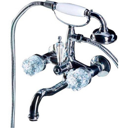Смеситель для ванны Boheme Crystal 273-CRST, chrome - фото 