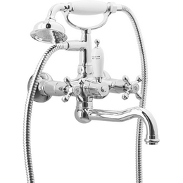 Смеситель для ванны Boheme Crystal 273-SW, chrome - фото 