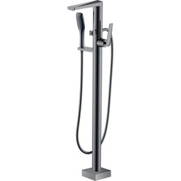 Смеситель для ванны Boheme Venturo 379-SGM, shine gun metal - фото 