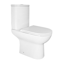 Унитаз-компакт безободковый Azario Kano 93590 с крышкой микролифт - фото 