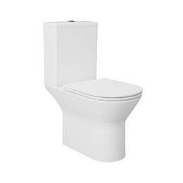 Унитаз-компакт безободковый Azario Dante AZ-93589 с крышкой микролифт - фото 